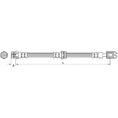 METZGER Bremsschlauch 4110888