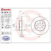 Brembo Bremsscheibe 08.6918.11