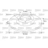 Valeo Bremsscheibe [Hersteller-Nr. 675405] für Citroën, Peugeot