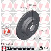 ZIMMERMANN Bremsscheibe SPORT Z 150.3450.52