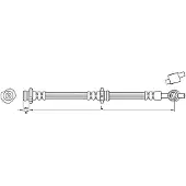 METZGER Bremsschlauch 4110387