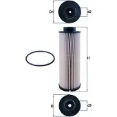 MAHLE ORIGINAL Kraftstofffilter KX 73/1D