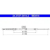 Ate 24.3727-3414.2 Seilzug, Feststellbremse