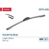 Denso Flat Scheibenwischer für VW Golf IV Schrägheck (1J1) Rahmenlos 530mm