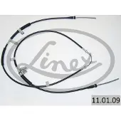 Linex Handbremsseil 11.01.09 Hinten für DAEWOO Tico Schrägheck 3070/1330/1385mm