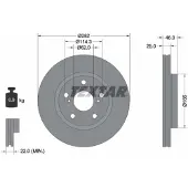 Textar Bremsscheibe 92341103 vorne, belüftet, 1 Stück