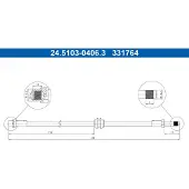 Ate Bremsschlauch 24.5103-0406.3