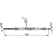 Bosch Seilzug, Feststellbremse [Hersteller-Nr. 1987482462] für Ford