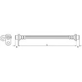 METZGER Bremsschlauch 4110747