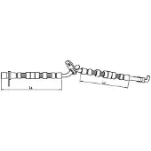 METZGER Bremsschlauch [Hersteller-Nr. 4110708] für Mazda