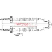 METZGER Seilzug, Feststellbremse COFLE 115859 hinten für Opel