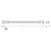 METZGER Bremsschlauch 4111639