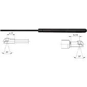METZGER 2110275 Gasfeder Heckklappendämpfer für BMW 3 Touring (E36) 518mm