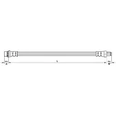METZGER Bremsschlauch 4110372