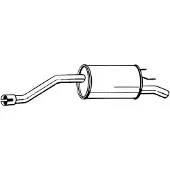 Bosal Endschalldämpfer 185-497