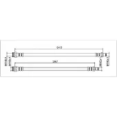 METZGER Autoteile Bremsschlauch [Hersteller-Nr. 4111791] für Smart