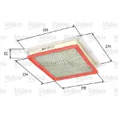 Valeo Luftfilter 585174 für Opel Rekord E Caravan Senator A Astra H