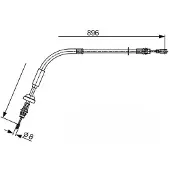 Bosch Seilzug, Feststellbremse 1 987 482 543
