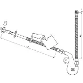 METZGER Bremsschlauch 4110809
