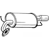 Bosal Endschalldämpfer 171-055