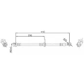 METZGER Bremsschlauch 4115189