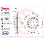 Brembo Bremsscheibe PRIME LINE - UV Coated 09.A757.11