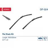 Denso Wischblatt Flat Blades DF-024, 700/530mm, Vorne, 2 Stück