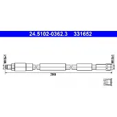 Ate 24.5102-0362.3 Bremsschlauch
