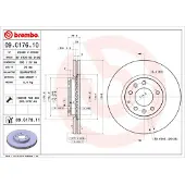 Brembo Bremsscheibe 09.C176.11