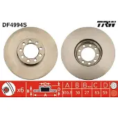 TRW Bremsscheibe DF4994S, 1 Stück