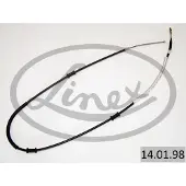 Linex Handbremsseil 14.01.98 Rechts für FIAT MULTIPLA (186) 2014/1668mm