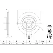 Bosch Bremsscheibe 0 986 479 J70, 1 Stück