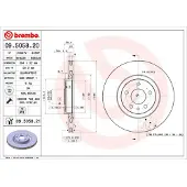 Brembo Bremsscheibe [Hersteller-Nr. 09.5058.21] für Alfa Romeo