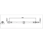 METZGER Autoteile Bremsschlauch [Hersteller-Nr. 4112082] für BMW