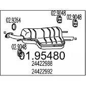 MTS Endschalldämpfer 01.95480