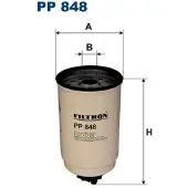 FILTRON Kraftstofffilter PP 848