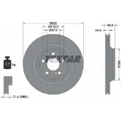 Textar Bremsscheibe 92317305 hinten, belüftet, hochkarbonisiert, 1 Stück