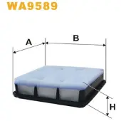 WIX FILTERS Luftfilter WA9589