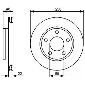 Bosch Bremsscheibe 0 986 479 463
