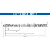 Ate Bremsschlauch 83.7715-0561.3