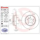 Brembo Bremsscheibe 08558011 324mm 12mm für BMW