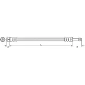 METZGER Bremsschlauch GREENPARTS 4110886