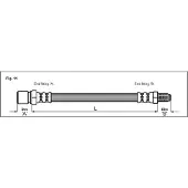 METZGER Bremsschlauch 4111694