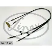 Linex Handbremsseil 14.02.45 Hinten für FIAT CROMA (194) 1630/1454/1578/1397mm