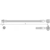 METZGER Bremsschlauch [Hersteller-Nr. 4111625] für Opel, Vauxhall