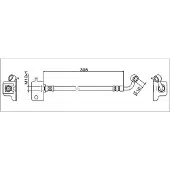 METZGER Bremsschlauch 4111566