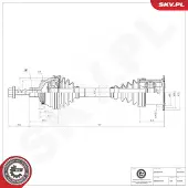 ESEN SKV Antriebswelle 40SKV026