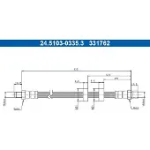Ate Bremsschlauch 24.5103-0335.3