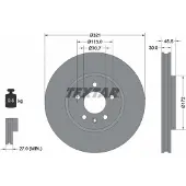Textar Bremsscheibe 92256803 vorne, belüftet, 1 Stück