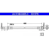Ate Bremsschlauch 24.5140-0405.3